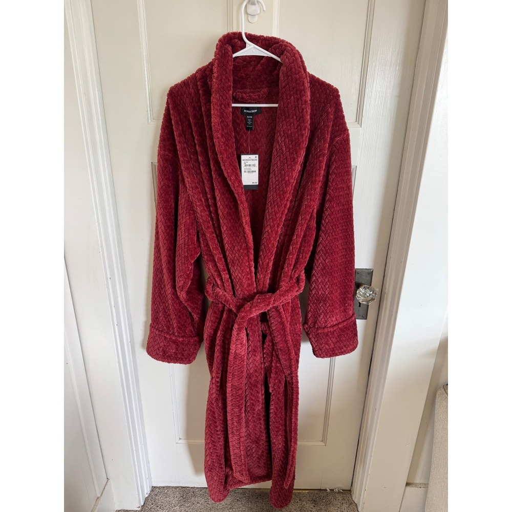NWT Nordstrom dark red robe size xl/xxl